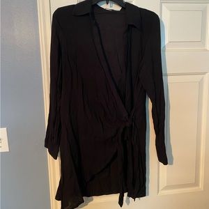 Long Sleeve Black Dress